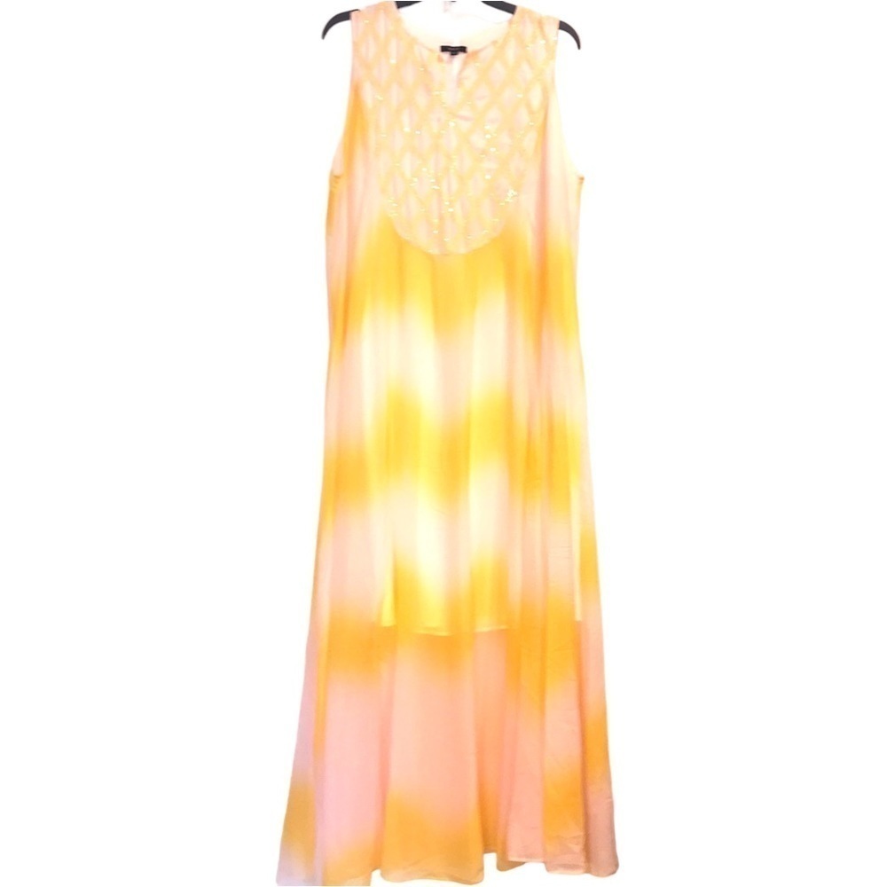 FLORYDAY Gown Maxi Dress Formal Prom Lace Sequin Sleeveless Woman’s XLarge
